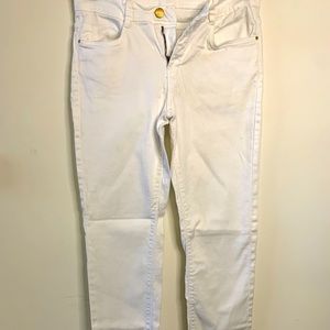 Zara Skinny White Jeans